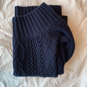 Aerie off the shoulder navy sweater